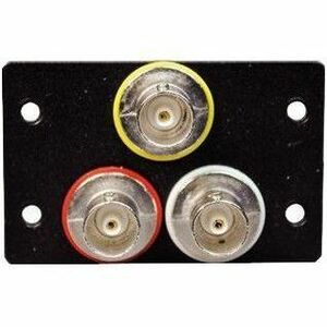 Wiremold Three BNC Female to BNC Female Barrel AV5002BK