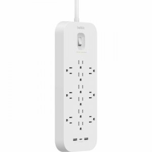 Belkin 12-Outlets Surge Suppressor/Protector SRA007P12TT6