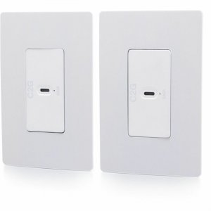 C2G Superbooster USB Camera Extender Over Cat Single Gang Wall Plate to Single Gang Wall Plate Kit C2G54275