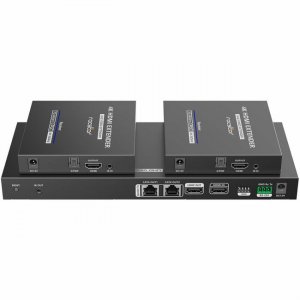 Rocstor TrueReach 4K@60Hz 1 to 2 HDMI Splitter with Extender Power over Cable POC - HDR up to 230ft Y10G015