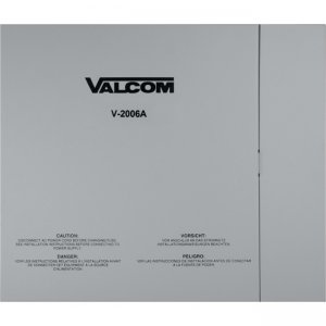Valcom 6 Zone One-Way Page Control with Power V-2006A