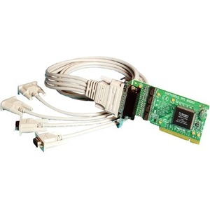 Brainboxes 4 Port RS232 Low Profile PCI Serial Port Card DB9 UC-260