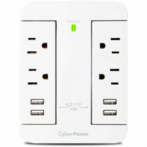 CyberPower Home Office Surge Suppressor/Protector GP400U4AWH