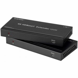 Monoprice Blackbird 4K HDBaseT Extender Kit, 120m, HDR, 18Gbps, 4K@60Hz, YCbCr 4:4:4, HDCP 2.2, PoC, RS