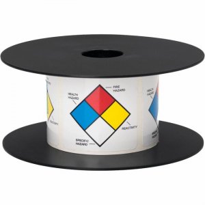 Brother 2in x 2in White Color Diamonds Standard Vinyl Die-Cut NFPA Label BMSLT22NFPA