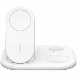 Belkin BoostCharge 3-in-1 Magnetic Foldable Wireless Charger with Qi2 15W WIZ029TTWH