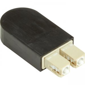 Black Box Fiber Optic Loopback - OM3, Multimode, SC, Black FOLB50M3-SC