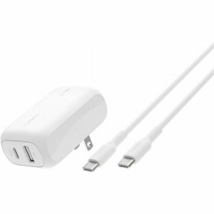 Belkin BoostCharge Dual Wall Charger 42W WCB009dq1MWH-B6 WCB009dq