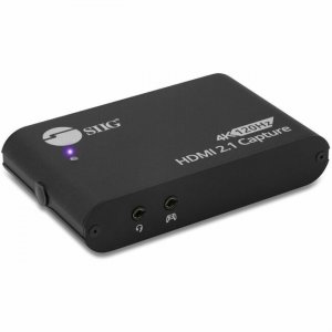 SIIG 4K120Hz HDMI 2.1 Capture Device for Gaming and Streaming - 4K60Hz Capture - 4K 120Hz (Console) / 4K144Hz (PC) Loopout - USB
