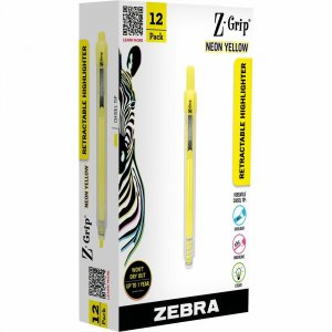 Zebra Pen Z-Grip Retractable Highlighter 71250 ZEB71250
