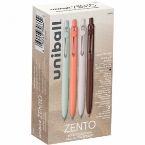 uniball™ Zento Retractable Liquid Gel Pens 70660 UBC70660