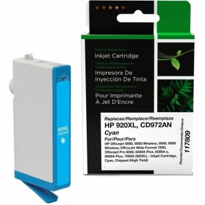 CIG Remanufactured High Yield Cyan Ink Cartridge for HP 920XL (CD972AN) 117809
