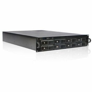 iStarUSA 2U 8-Bay Trayless Storage Server Rackmount Chassis 12Gb/s HDD SFF-8643 Backplane M-280HD-MATX