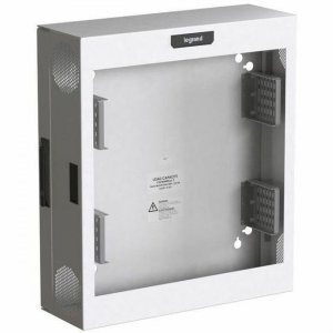 Ortronics Compact Edge Cabinet, 4 RU, Plexiglass Door - White CECWM4RUPL-W