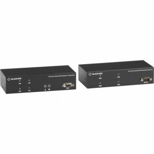 Black Box KVX Series KVM Extender Kit over Fiber - DVI-D, USB 2.0, Serial, Audio, Local Video KVXLCF-200