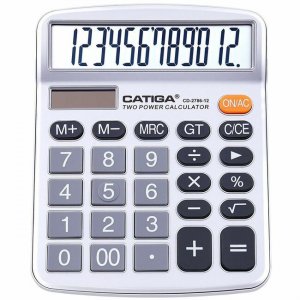 Adesso 12 Digits Basic Calculator (Silver) CD-2786S