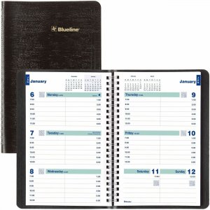 Blueline Plan and Link Weekly Appointment Planner C507581T REDC507581T