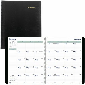 Blueline Plan and Link 16-Month Monthly Planner C151281T REDC151281T