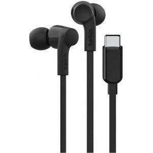 Belkin SoundForm USB-C Wired Earbuds with Adjustable Volume Limiter G3H0002FQBKV2